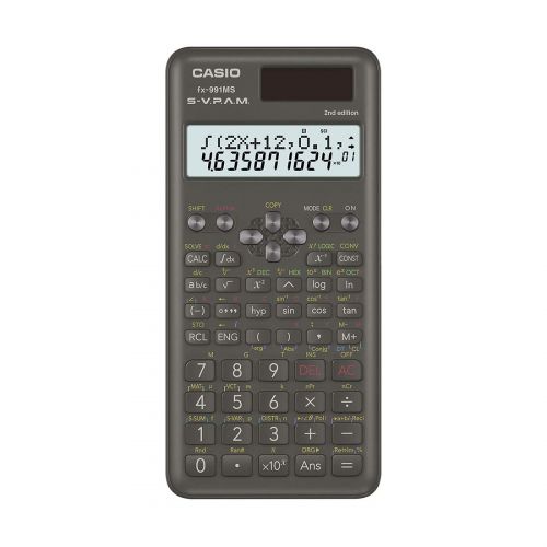 https://pilottrainingcentre.com/storageCasio FX-991MS 2nd Gen Non-Programmable Scientific Calculator, 401 Functions and 2-line Display