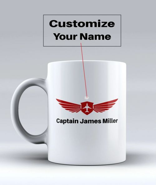 Customize Your Name..(Pilot Gift, Pilot Mug, Pilot Coffee Cup, Aviation Gifts)