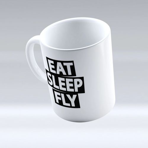 Eat Sleep Fly (Pilot Gift, Pilot Mug, Pilot Coffee Cup, Aviation Gifts)