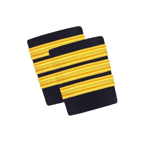 First Officer Epaulet 03 Golden Bar