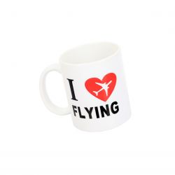 I LOVE FLYING (Pilot Gift, Pilot Mug, Pilot Coffee Cup, Aviation Gifts)