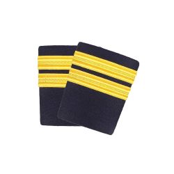 Second Officer Pilot Epaulet 02 Golden Bar